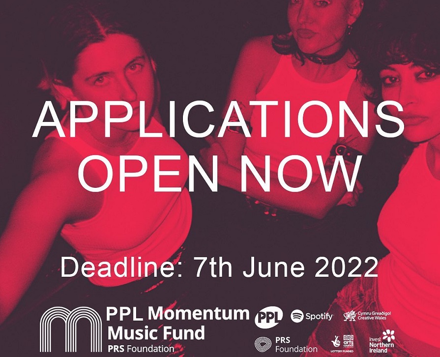 Closing soon! Grants of £5k-£15k available through PPL Momentum Music Fund